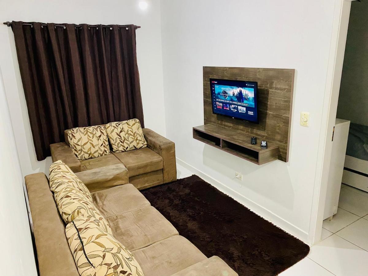 Lindo Flat Na Praia Da Ocian - Praia Grande 外观 照片